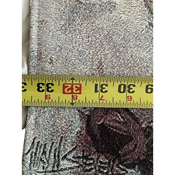 Italian Tapestry Wall Art Hanging Decor Tuscany Floral Signed Allayn Stevens - Picture 10 of 11